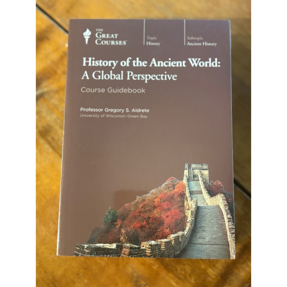 The Great Courses History of the Ancient World Guidebook Gregory Aldrete Brown